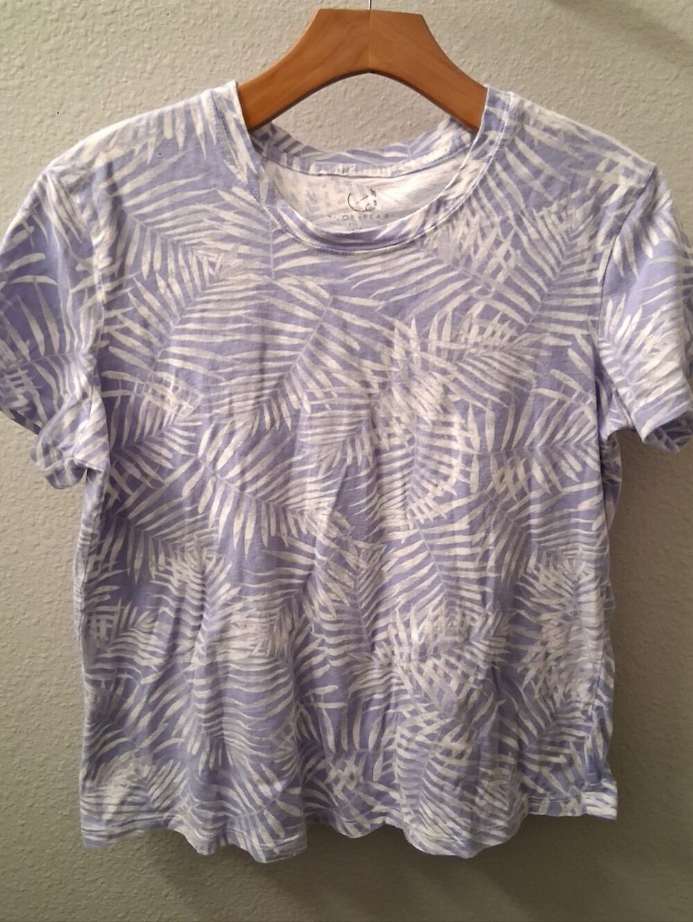 Leaf Print Tee Medium